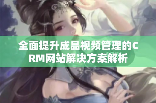 全面提升成品视频管理的CRM网站解决方案解析