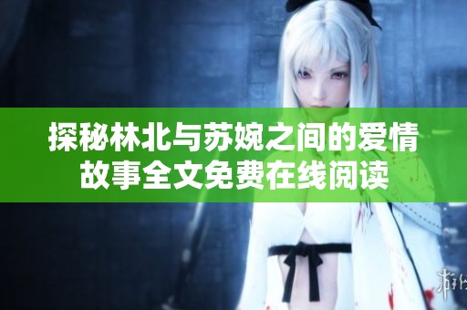 探秘林北与苏婉之间的爱情故事全文免费在线阅读