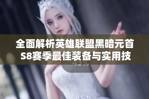 全面解析英雄联盟黑暗元首 S8赛季最佳装备与实用技巧揭秘