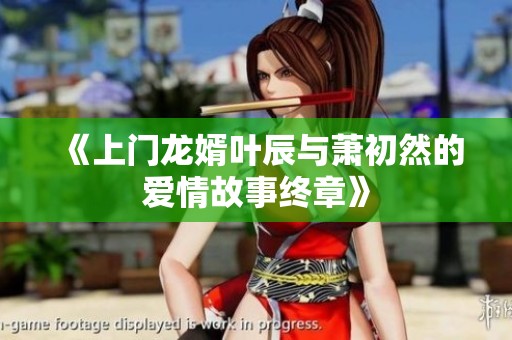 《上门龙婿叶辰与萧初然的爱情故事终章》