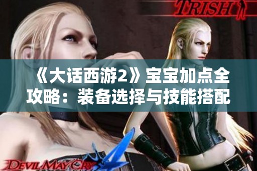 《大话西游2》宝宝加点全攻略：装备选择与技能搭配指南
