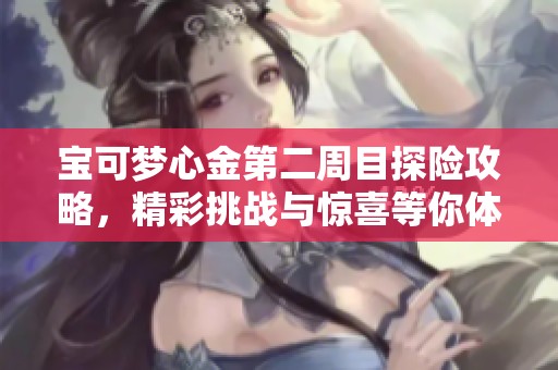 宝可梦心金第二周目探险攻略，精彩挑战与惊喜等你体验