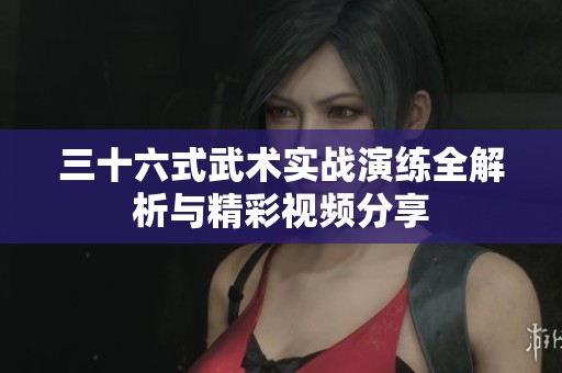 三十六式武术实战演练全解析与精彩视频分享