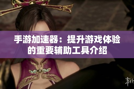 手游加速器：提升游戏体验的重要辅助工具介绍