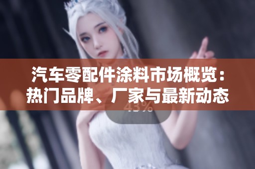 汽车零配件涂料市场概览：热门品牌、厂家与最新动态分享
