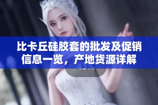 比卡丘硅胶套的批发及促销信息一览，产地货源详解