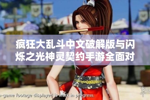 疯狂大乱斗中文破解版与闪烁之光神灵契约手游全面对比分析