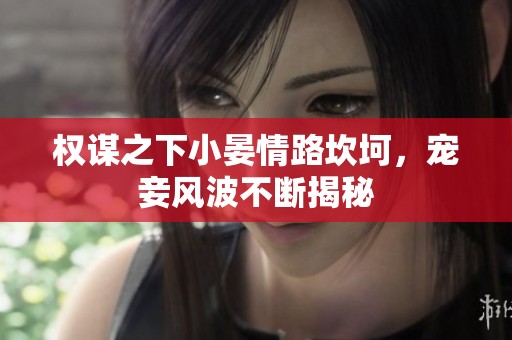 权谋之下小晏情路坎坷，宠妾风波不断揭秘