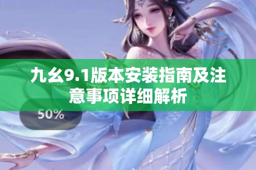 九幺9.1版本安装指南及注意事项详细解析