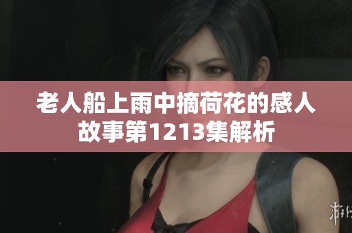 老人船上雨中摘荷花的感人故事第1213集解析