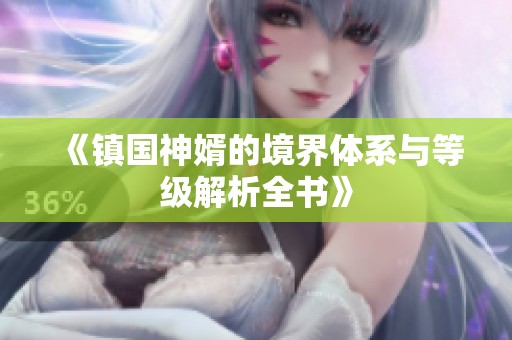 《镇国神婿的境界体系与等级解析全书》