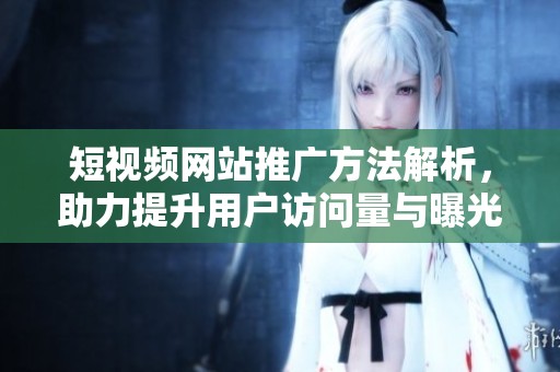 短视频网站推广方法解析，助力提升用户访问量与曝光度