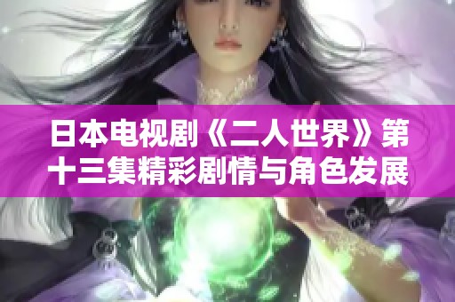 日本电视剧《二人世界》第十三集精彩剧情与角色发展分析