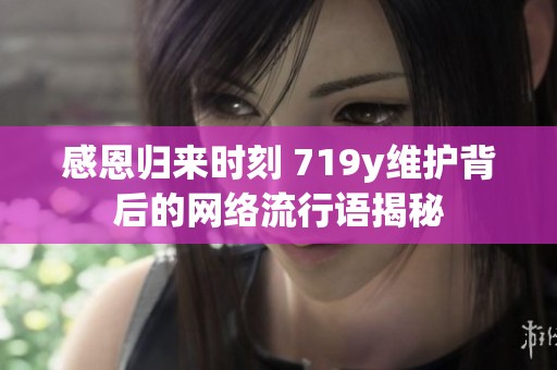 感恩归来时刻 719y维护背后的网络流行语揭秘