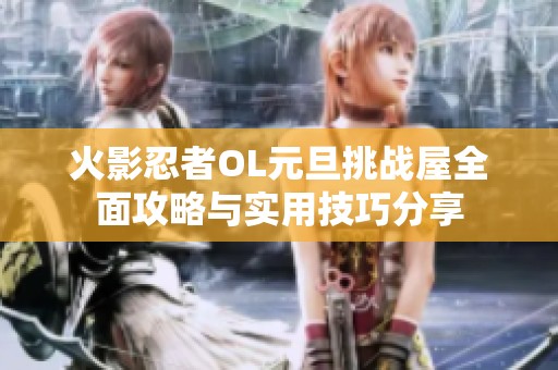火影忍者OL元旦挑战屋全面攻略与实用技巧分享