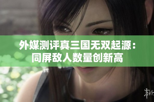 外媒测评真三国无双起源：同屏敌人数量创新高