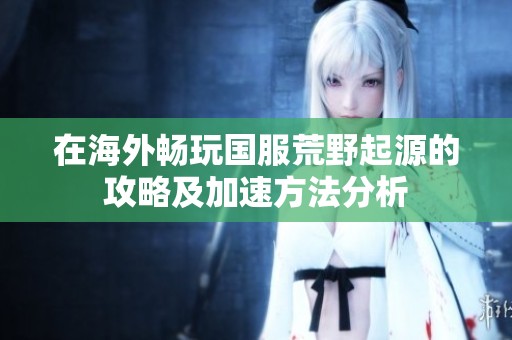 在海外畅玩国服荒野起源的攻略及加速方法分析