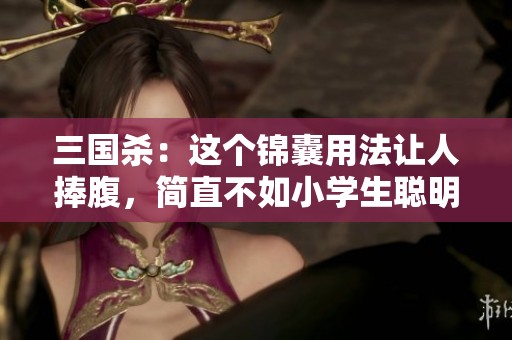 三国杀：这个锦囊用法让人捧腹，简直不如小学生聪明