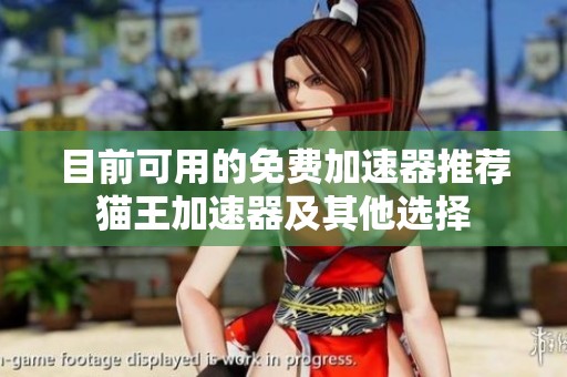目前可用的免费加速器推荐猫王加速器及其他选择