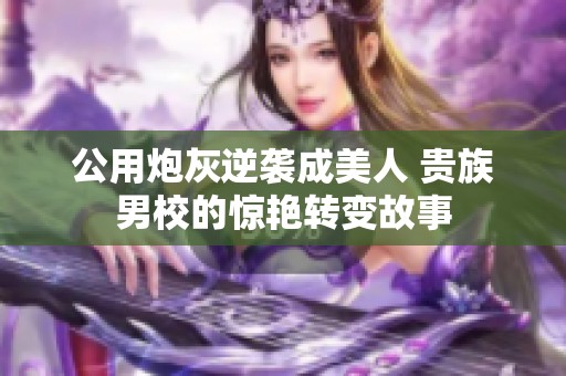 公用炮灰逆袭成美人 贵族男校的惊艳转变故事