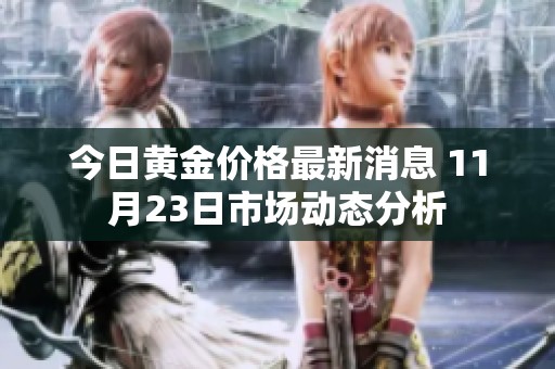 今日黄金价格最新消息 11月23日市场动态分析