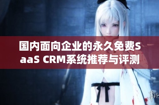 国内面向企业的永久免费SaaS CRM系统推荐与评测