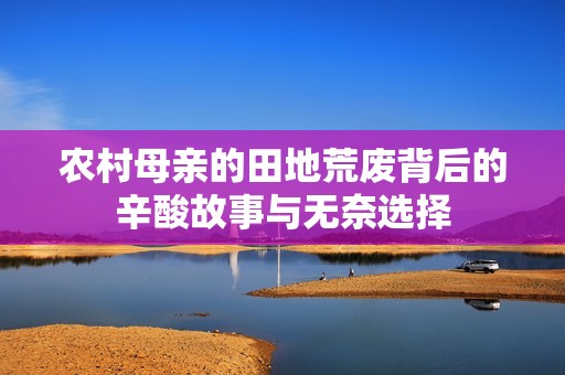 农村母亲的田地荒废背后的辛酸故事与无奈选择