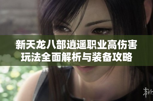 新天龙八部逍遥职业高伤害玩法全面解析与装备攻略