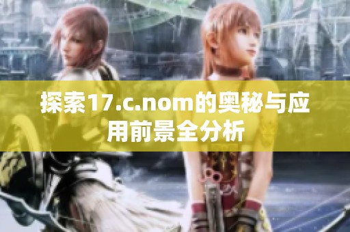 探索17.c.nom的奥秘与应用前景全分析
