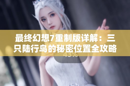 最终幻想7重制版详解：三只陆行鸟的秘密位置全攻略