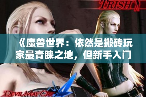 《魔兽世界：依然是搬砖玩家最青睐之地，但新手入门困难重重》