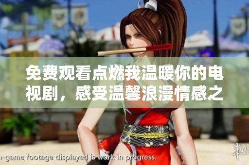 免费观看点燃我温暖你的电视剧，感受温馨浪漫情感之旅
