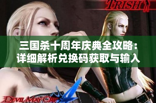 三国杀十周年庆典全攻略：详细解析兑换码获取与输入步骤方法