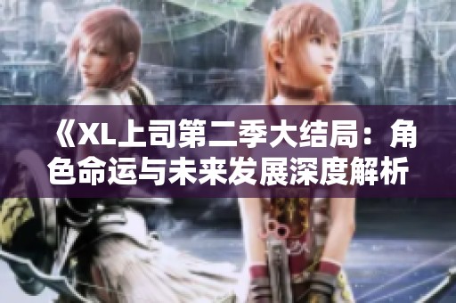 《XL上司第二季大结局：角色命运与未来发展深度解析》