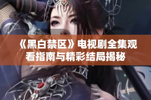 《黑白禁区》电视剧全集观看指南与精彩结局揭秘