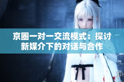 京圈一对一交流模式：探讨新媒介下的对话与合作