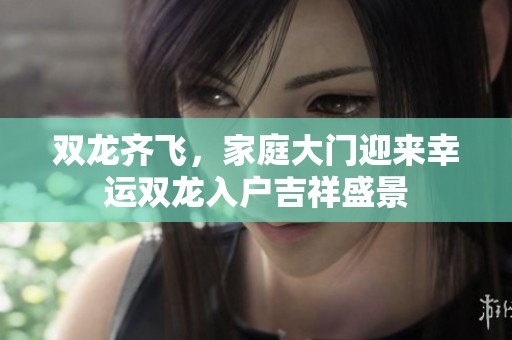双龙齐飞，家庭大门迎来幸运双龙入户吉祥盛景