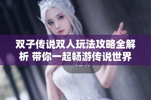 双子传说双人玩法攻略全解析 带你一起畅游传说世界的精彩旅程