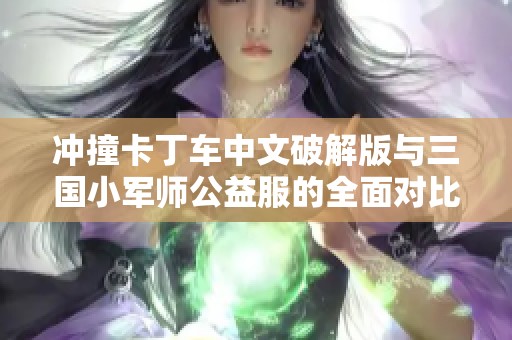 冲撞卡丁车中文破解版与三国小军师公益服的全面对比与评测分析