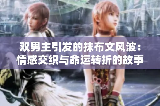 双男主引发的抹布文风波：情感交织与命运转折的故事