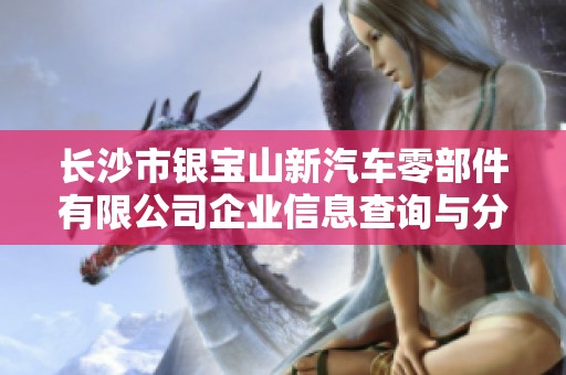 长沙市银宝山新汽车零部件有限公司企业信息查询与分析一站式服务平台
