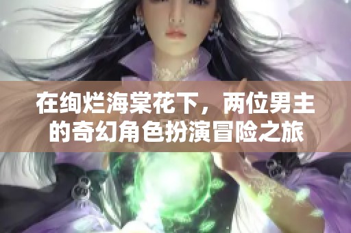 在绚烂海棠花下，两位男主的奇幻角色扮演冒险之旅