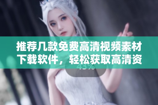 推荐几款免费高清视频素材下载软件，轻松获取高清资源