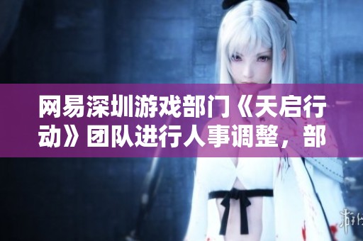 网易深圳游戏部门《天启行动》团队进行人事调整，部分员工遭遇优化流程