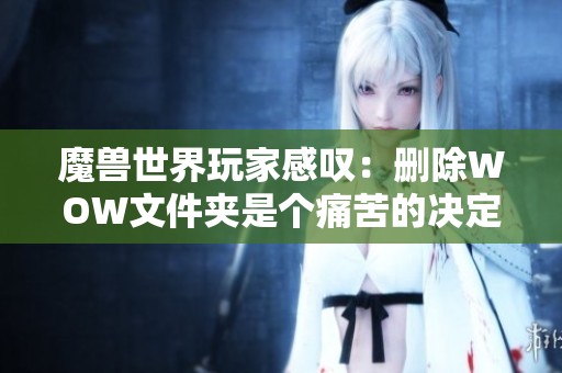 魔兽世界玩家感叹：删除WOW文件夹是个痛苦的决定，心情难以言表