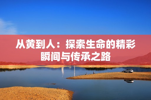 从黄到人：探索生命的精彩瞬间与传承之路