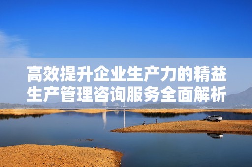 高效提升企业生产力的精益生产管理咨询服务全面解析