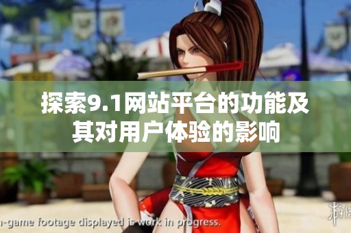 探索9.1网站平台的功能及其对用户体验的影响