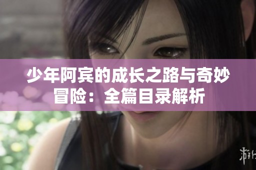 少年阿宾的成长之路与奇妙冒险：全篇目录解析