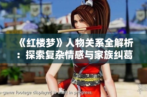 《红楼梦》人物关系全解析：探索复杂情感与家族纠葛